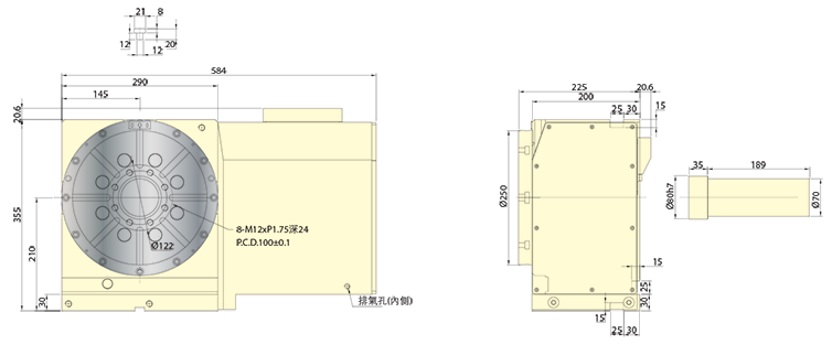 黑龍江滾齒凸輪黑龍江分度盤尺寸圖