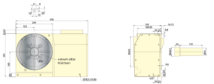 黑龍江滾齒凸輪黑龍江分度盤尺寸圖